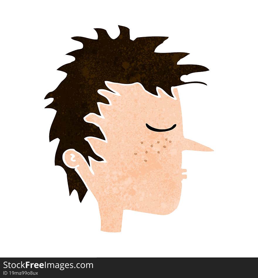 Cartoon Male Face