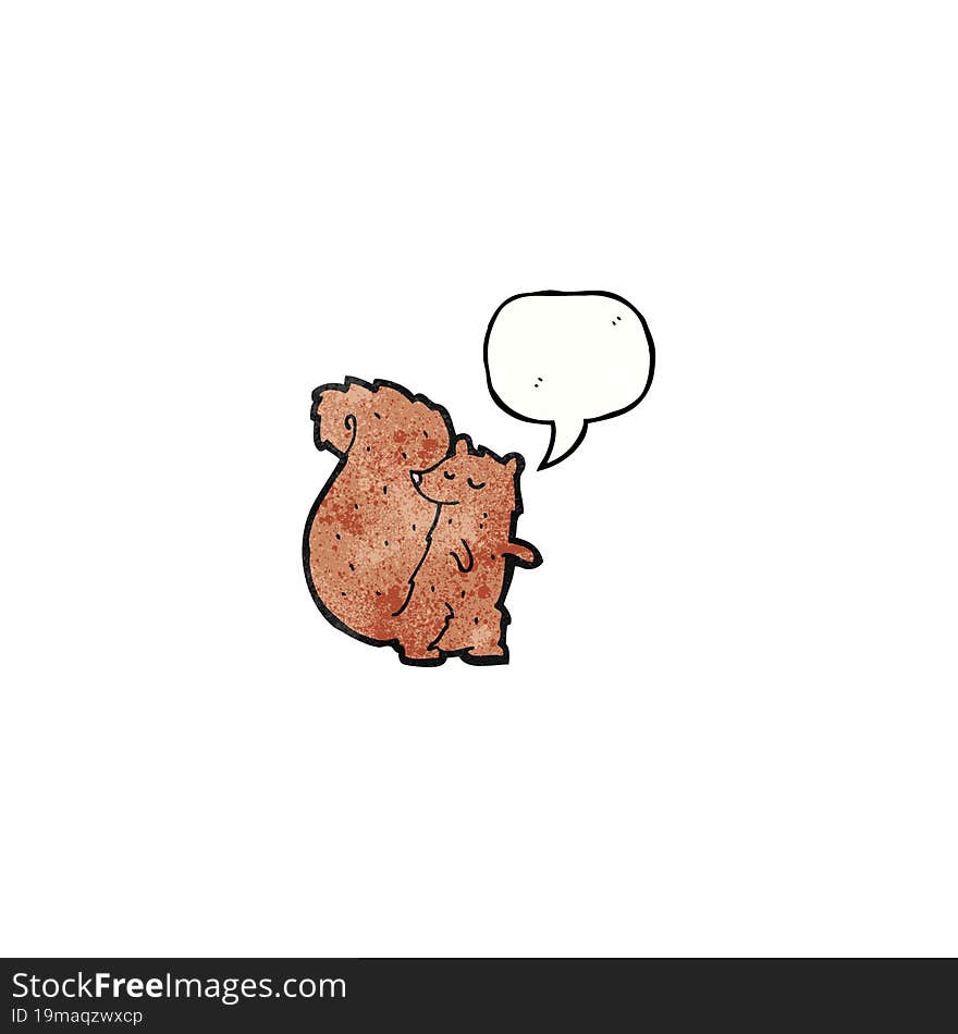 Talking Squirrel Cartoon