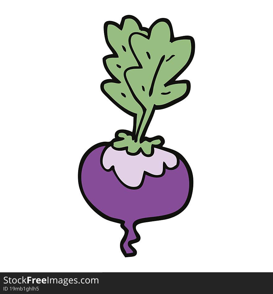 cartoon doodle beetroot