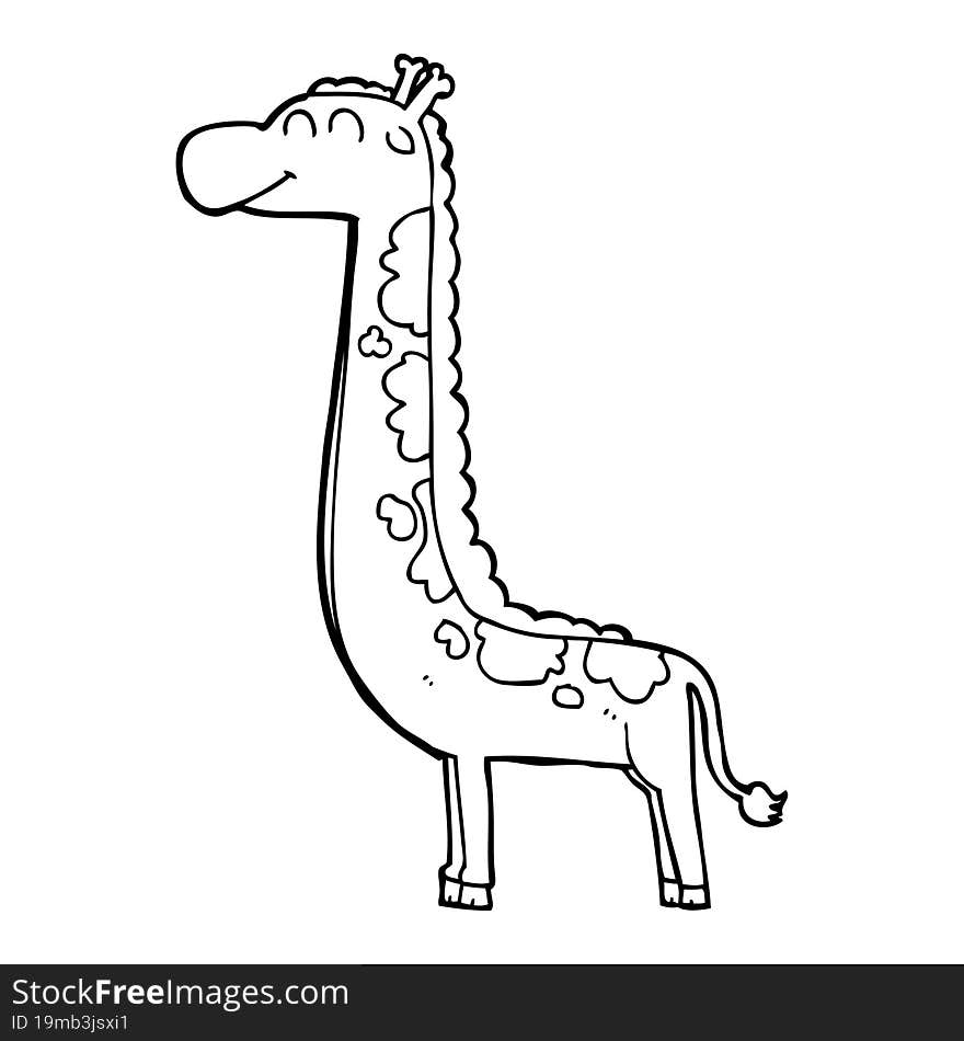 cartoon giraffe