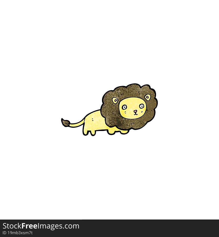 cartoon lion