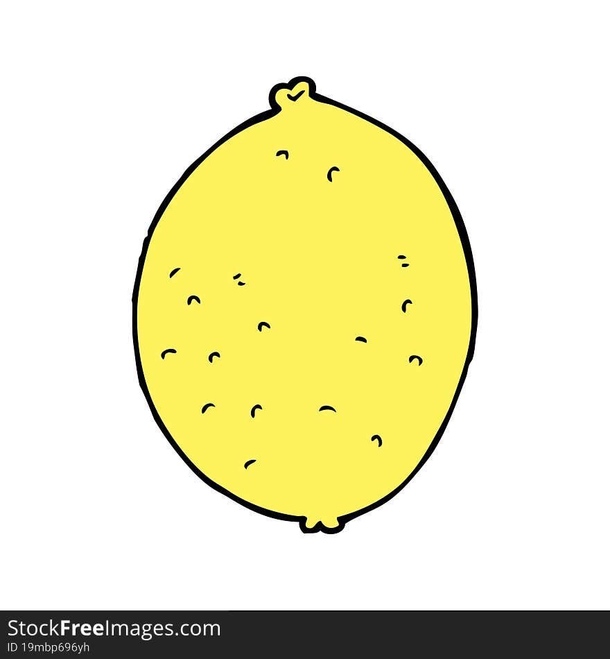 Cartoon Lemon