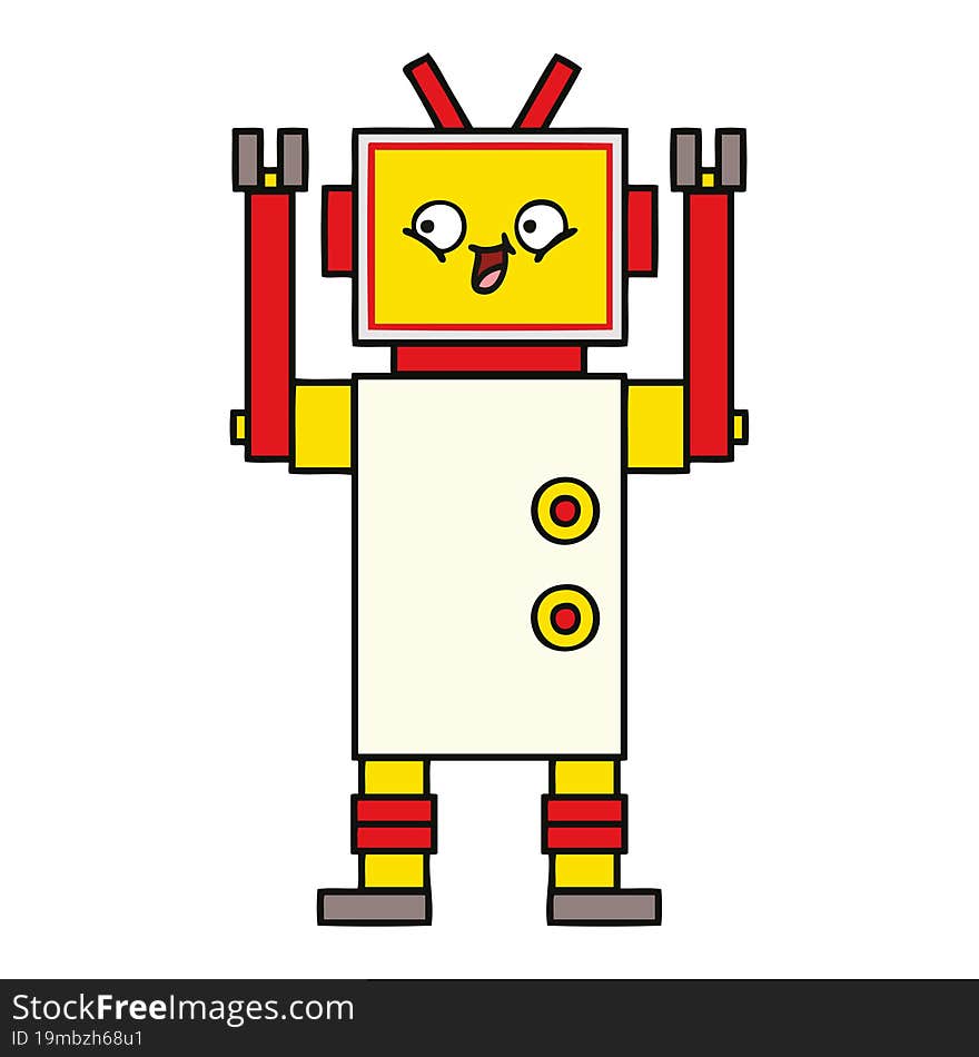 Cute Cartoon Robot