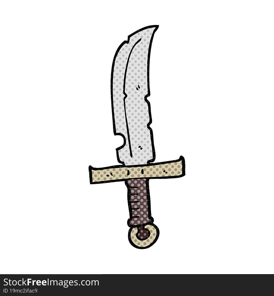 cartoon knife