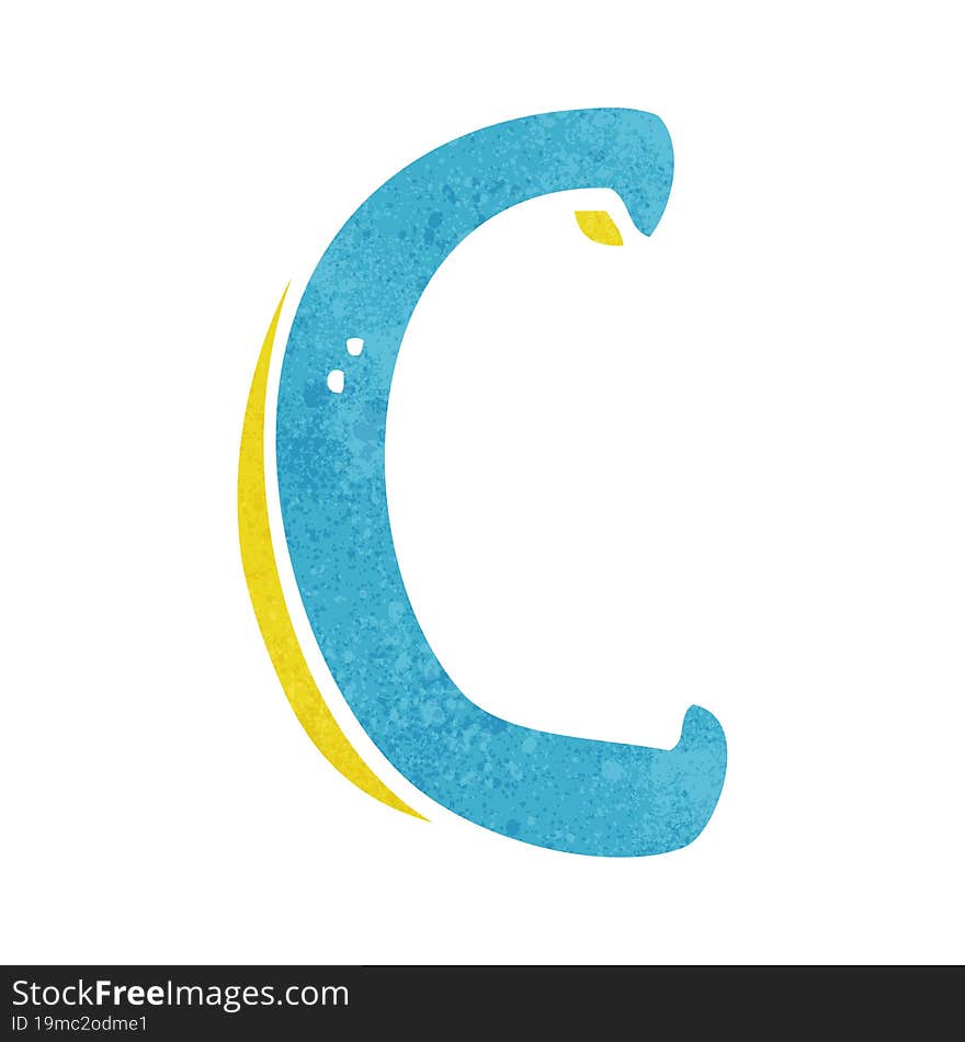 Cartoon Letter C