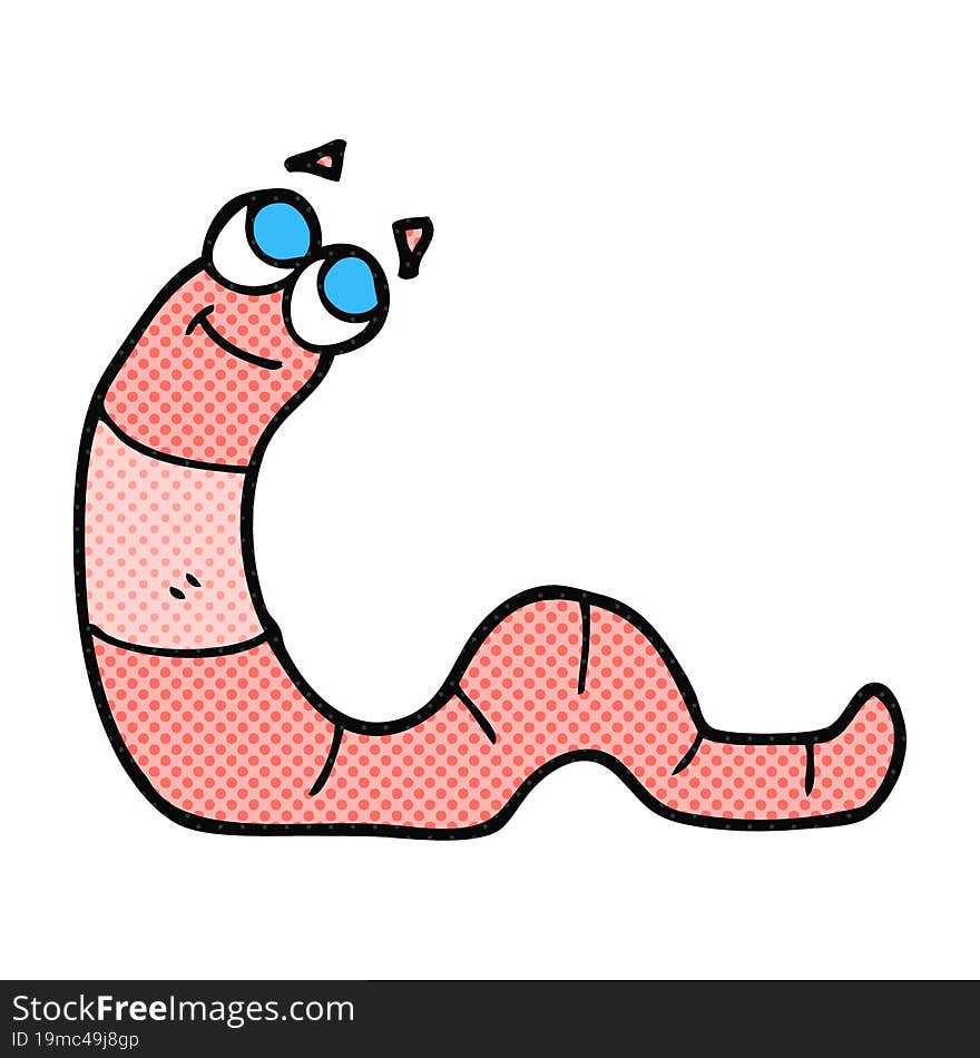 cartoon worm