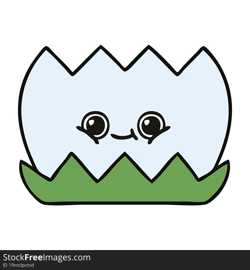 cute cartoon of a water lilly. cute cartoon of a water lilly