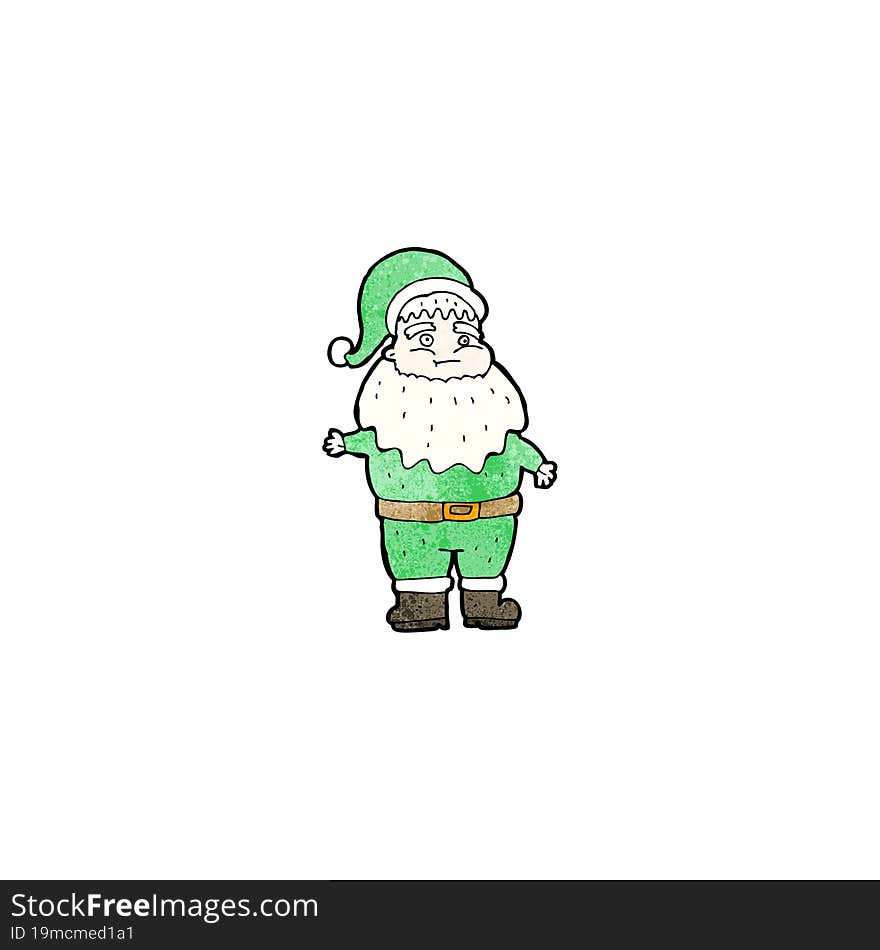 cartoon christmas elf