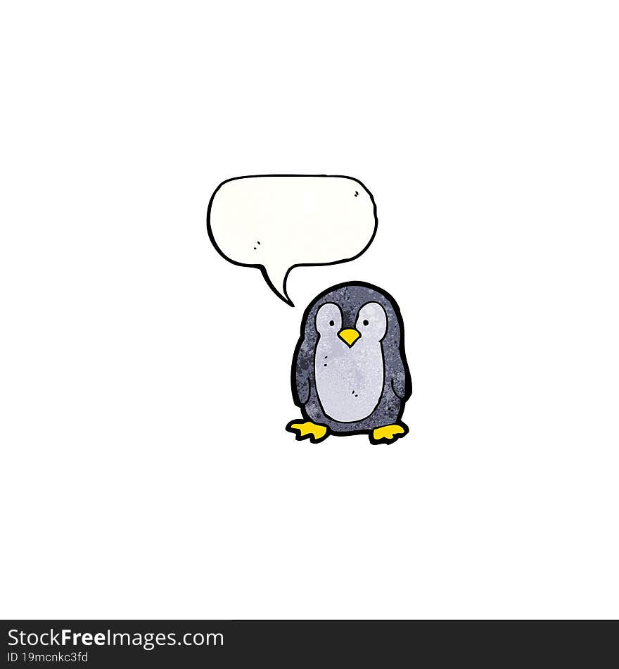 cute cartoon penguin