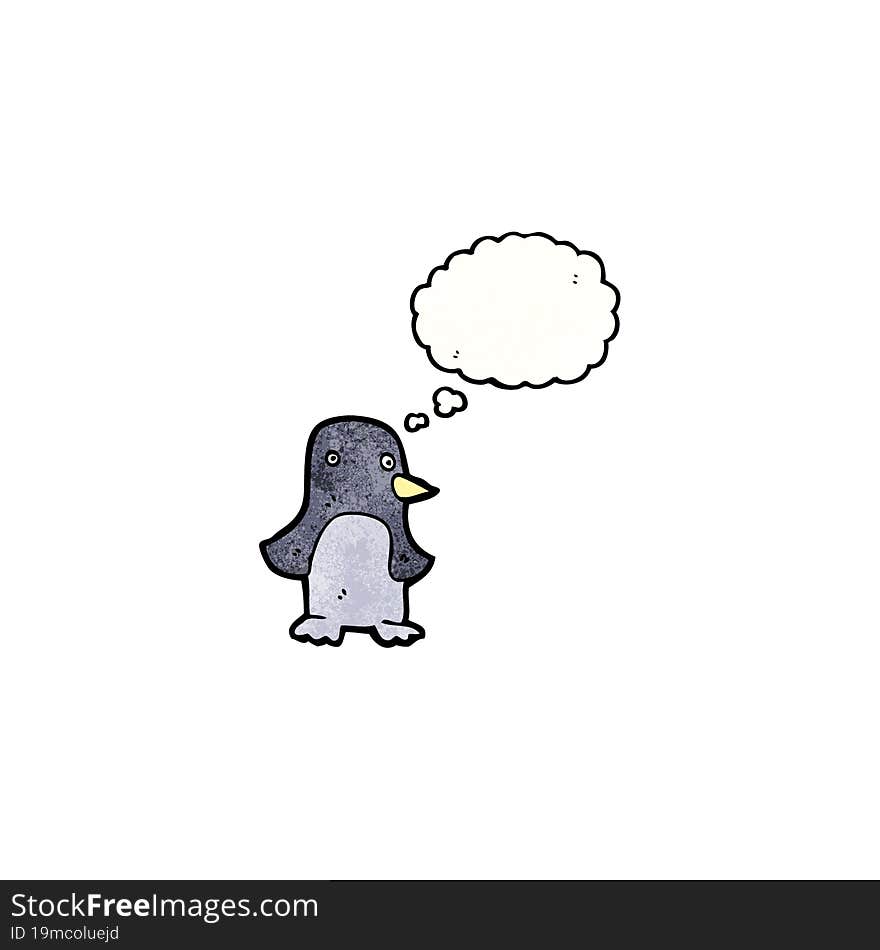 cartoon penguin