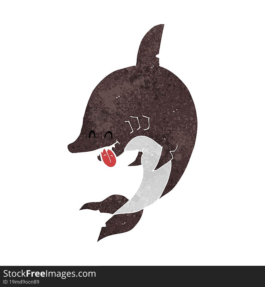 funny cartoon shark