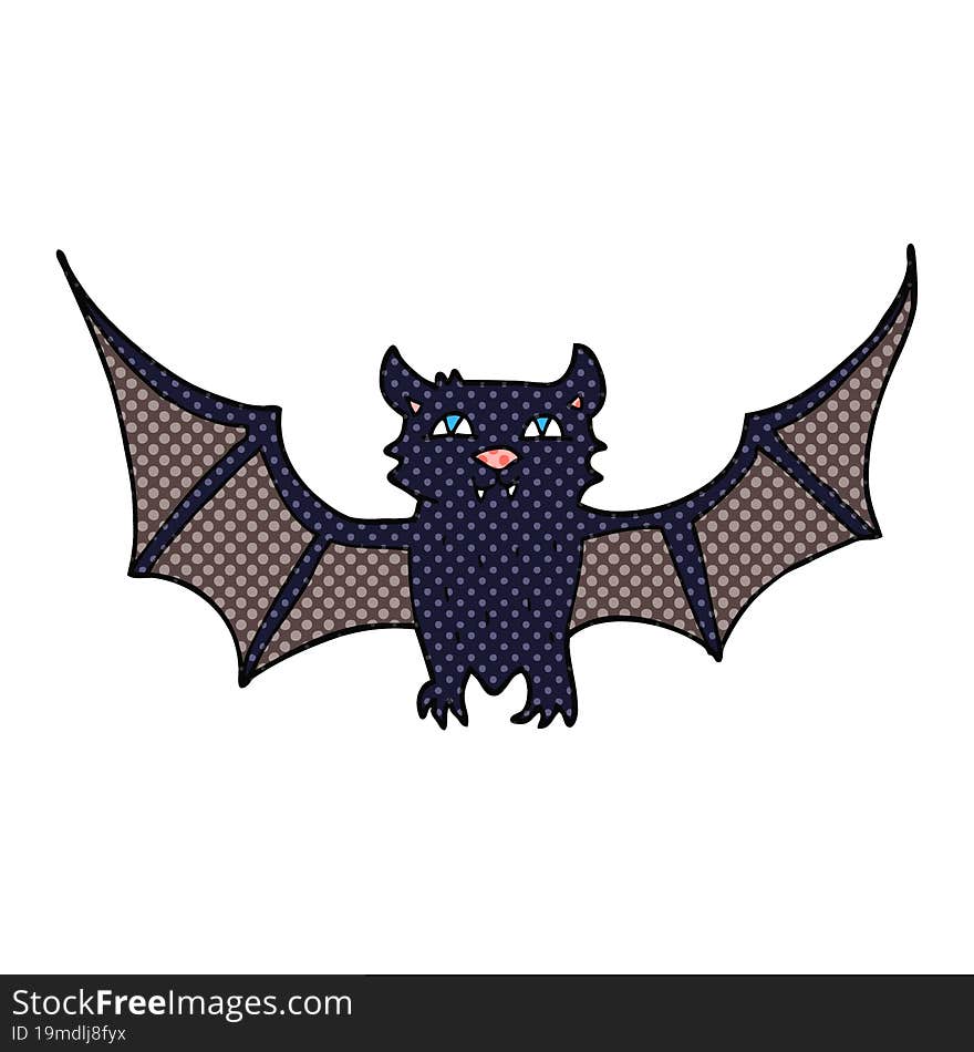 cartoon halloween bat