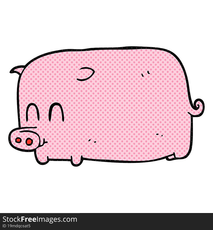 cartoon pig