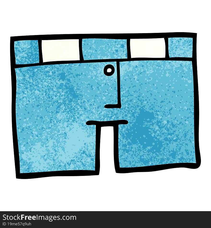 cartoon doodle underwear