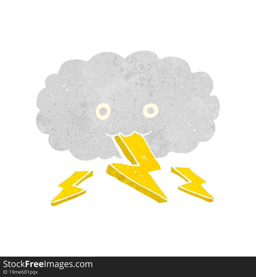 cartoon thundercloud