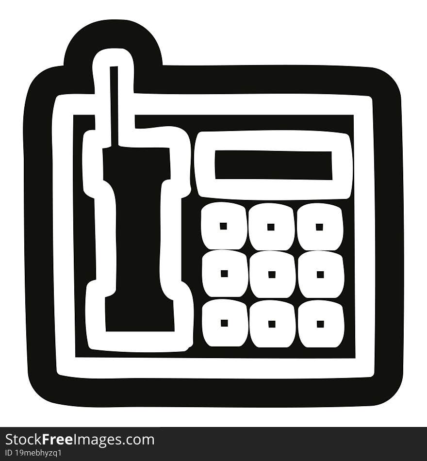 office telephone icon