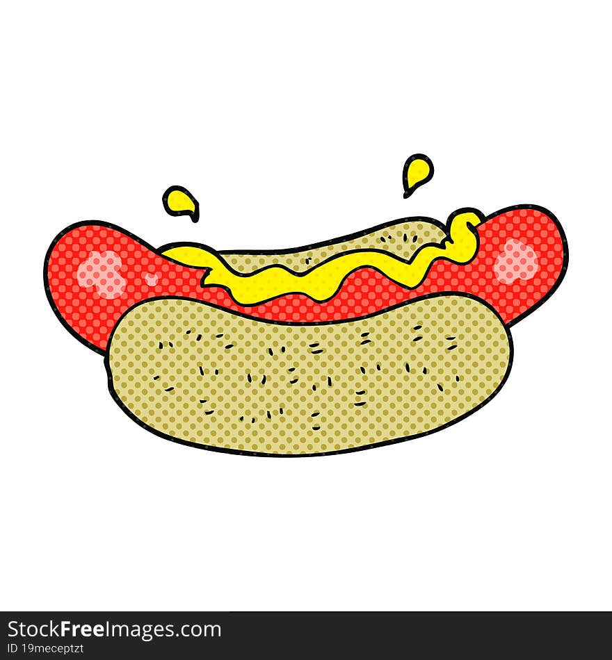 Cartoon Hotdog