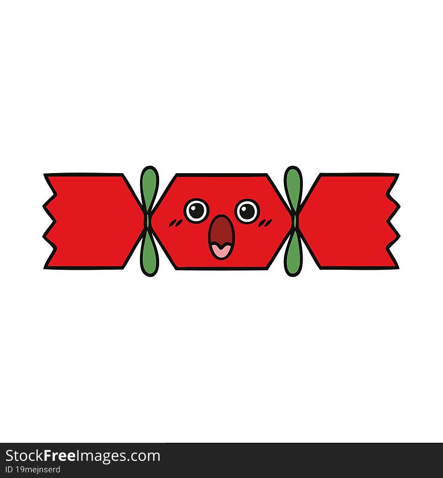 cute cartoon christmas cracker