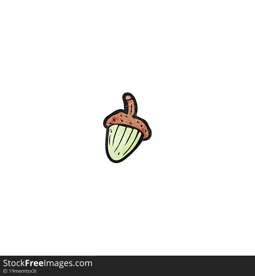 cartoon acorn