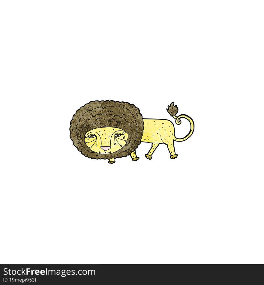 cartoon lion