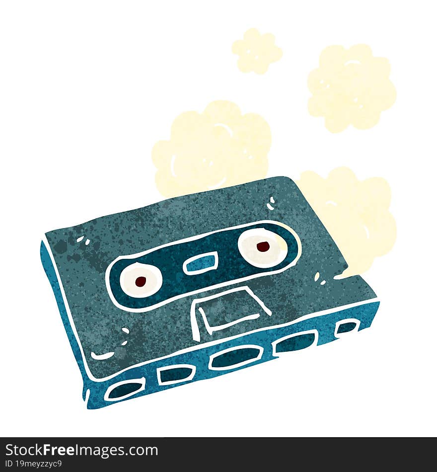 Cartoon Cassette Tape