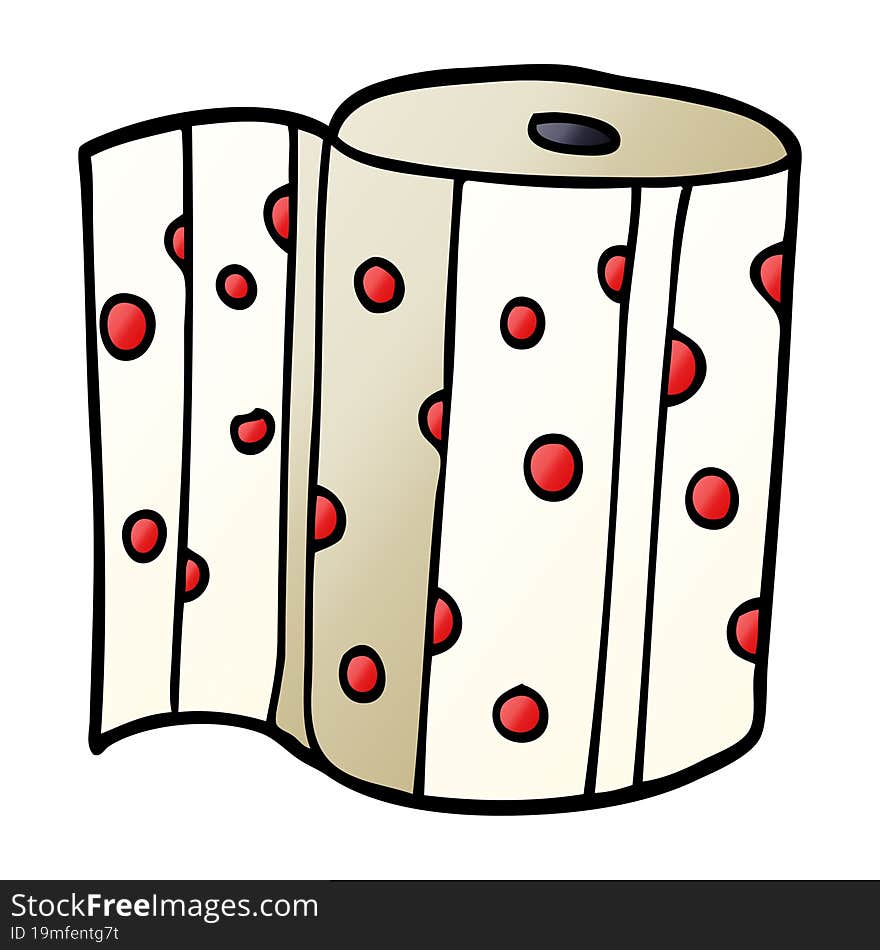 Cartoon Doodle Kitchen Roll