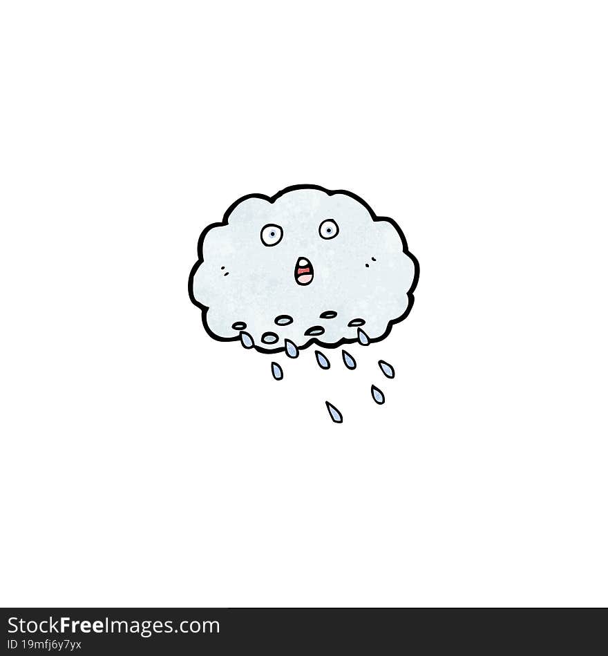 Cartoon Rain Cloud