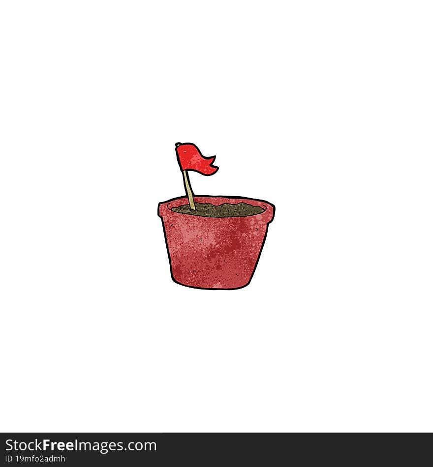 Cartoon Flowerpot