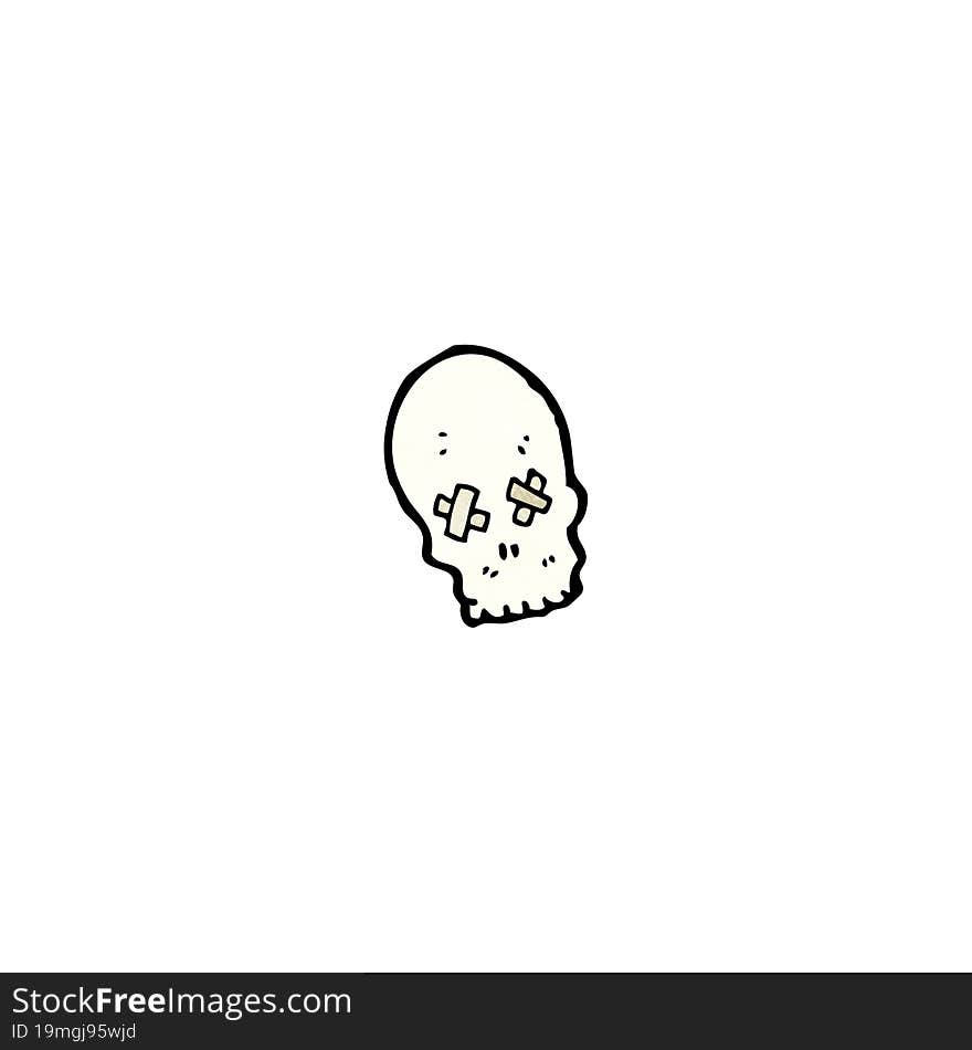 spooky skull symbol