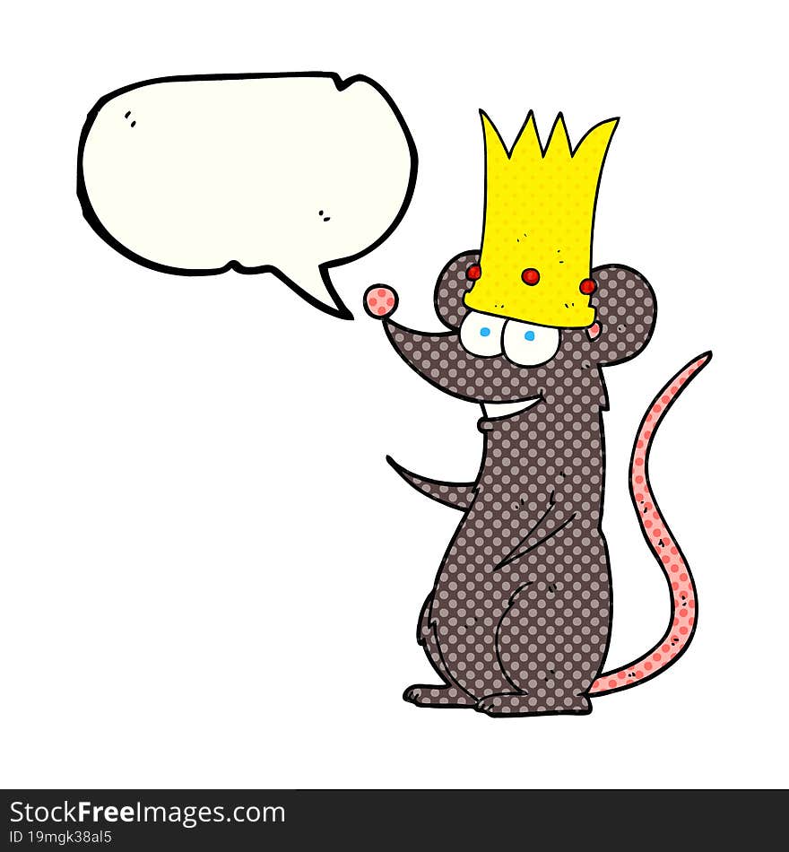 freehand drawn comic book speech bubble cartoon rat king. freehand drawn comic book speech bubble cartoon rat king