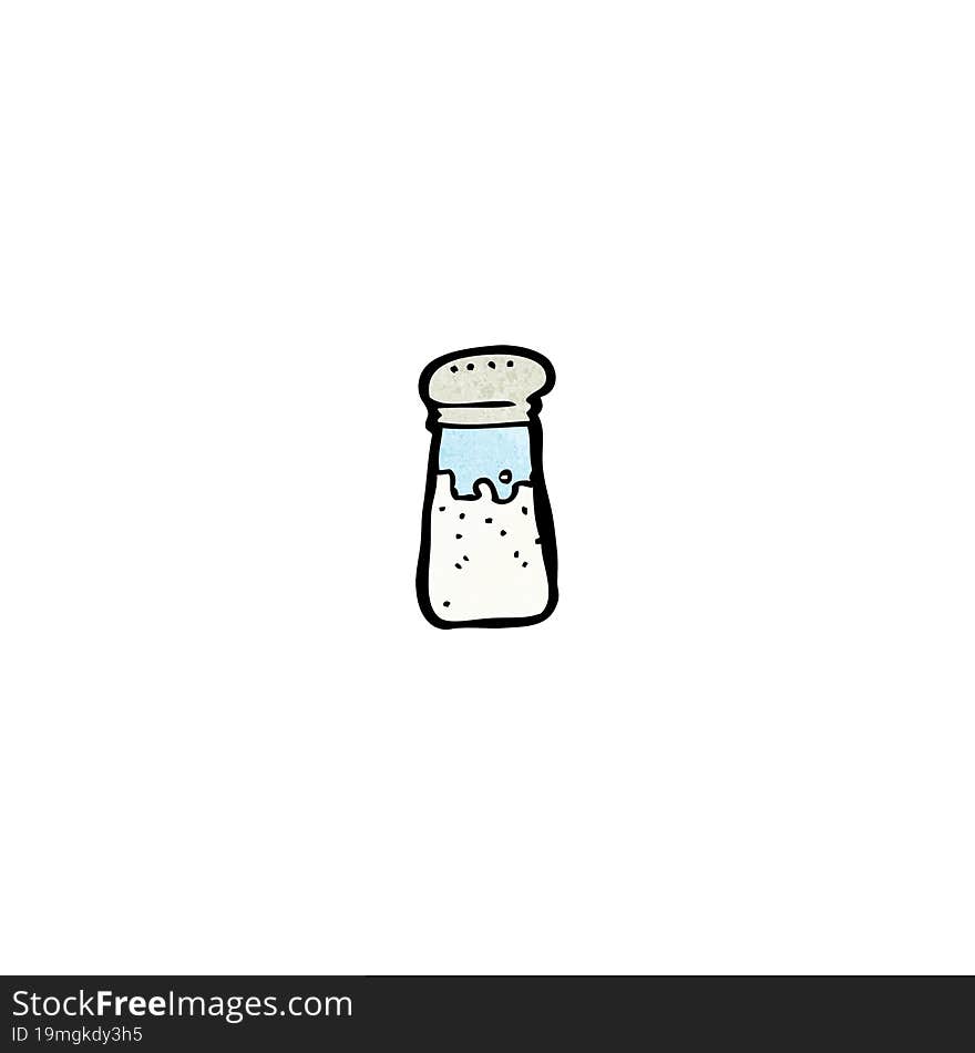 cartoon salt shaker