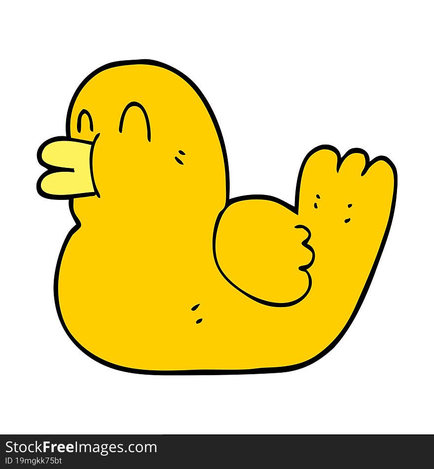 Cartoon Doodle Rubber Duck