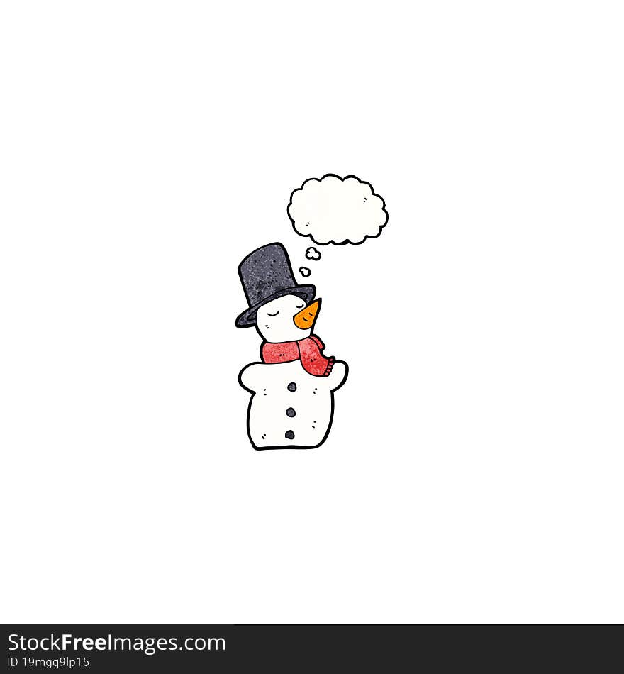 Cartoon Snowman