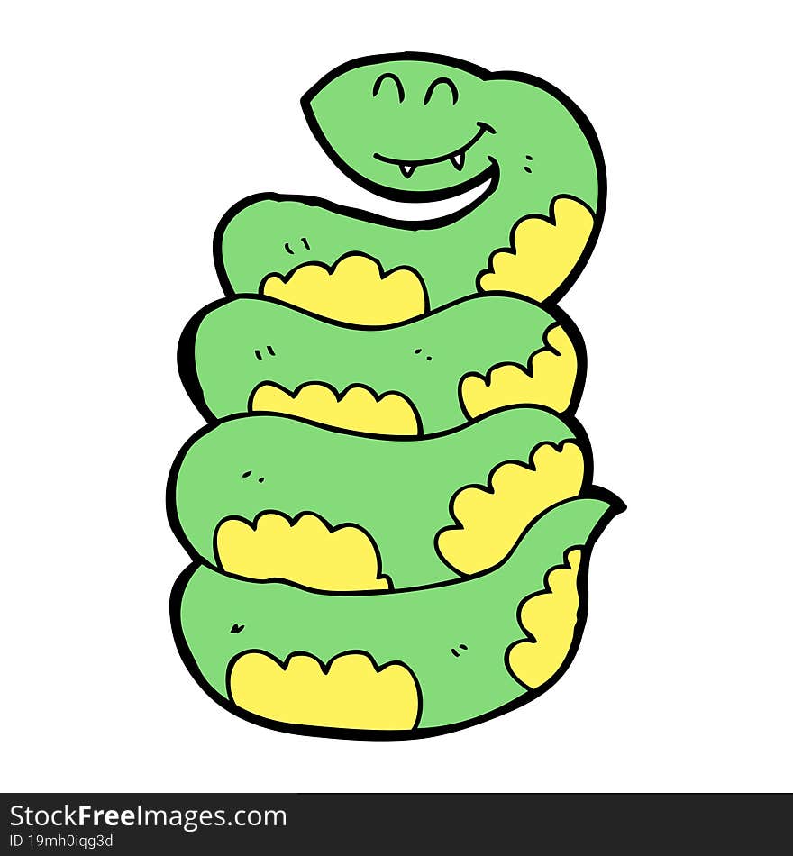 cartoon snake