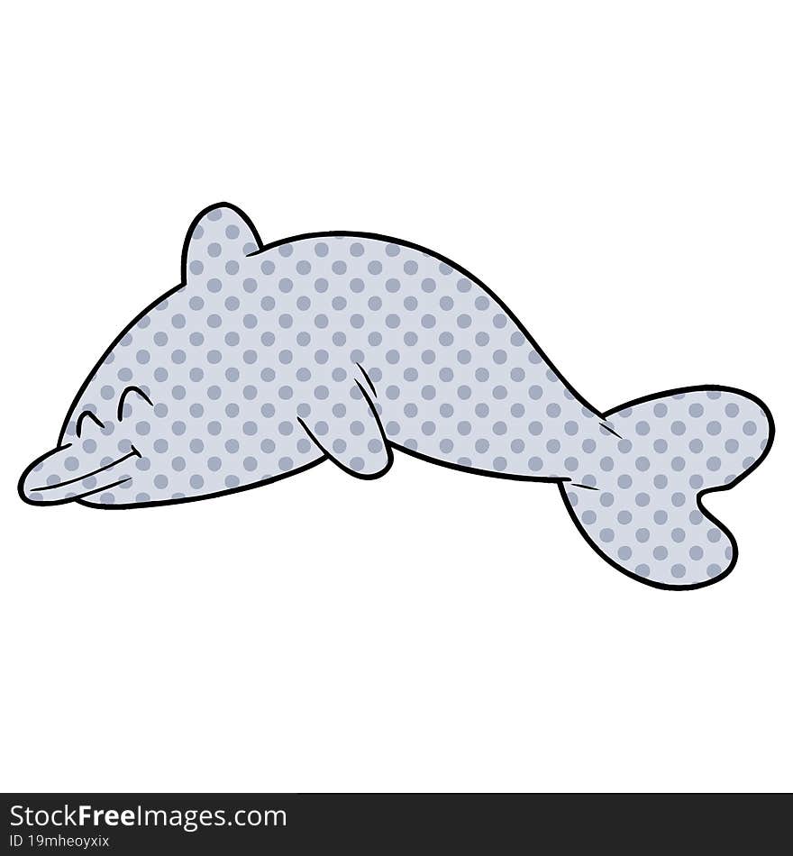 cartoon dolphin. cartoon dolphin