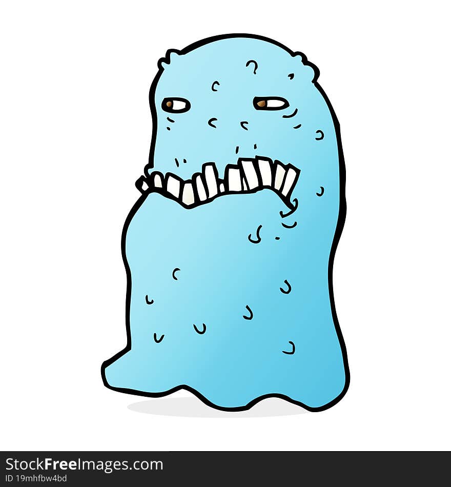 cartoon gross ghost