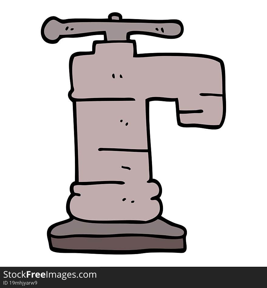 Cartoon Doodle Faucet