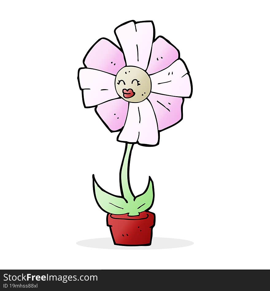 cartoon flower