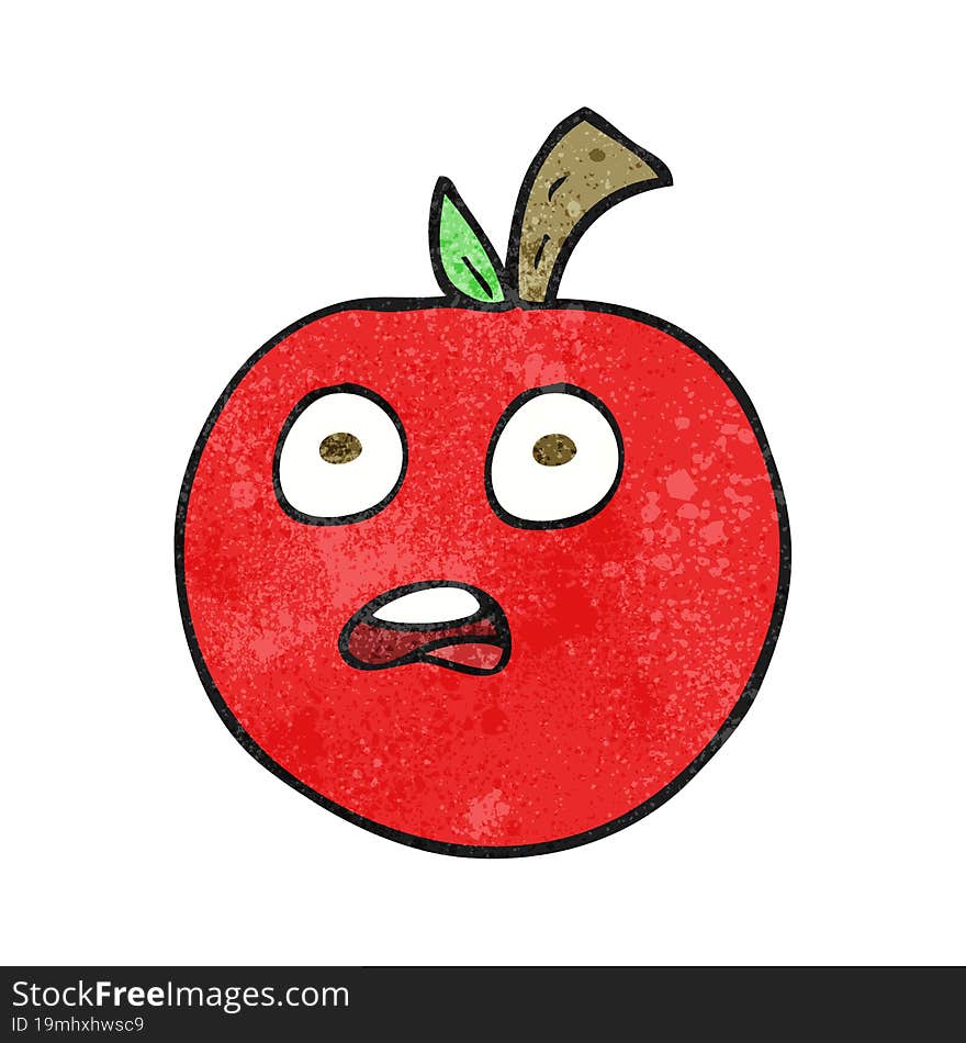 freehand drawn texture cartoon tomato