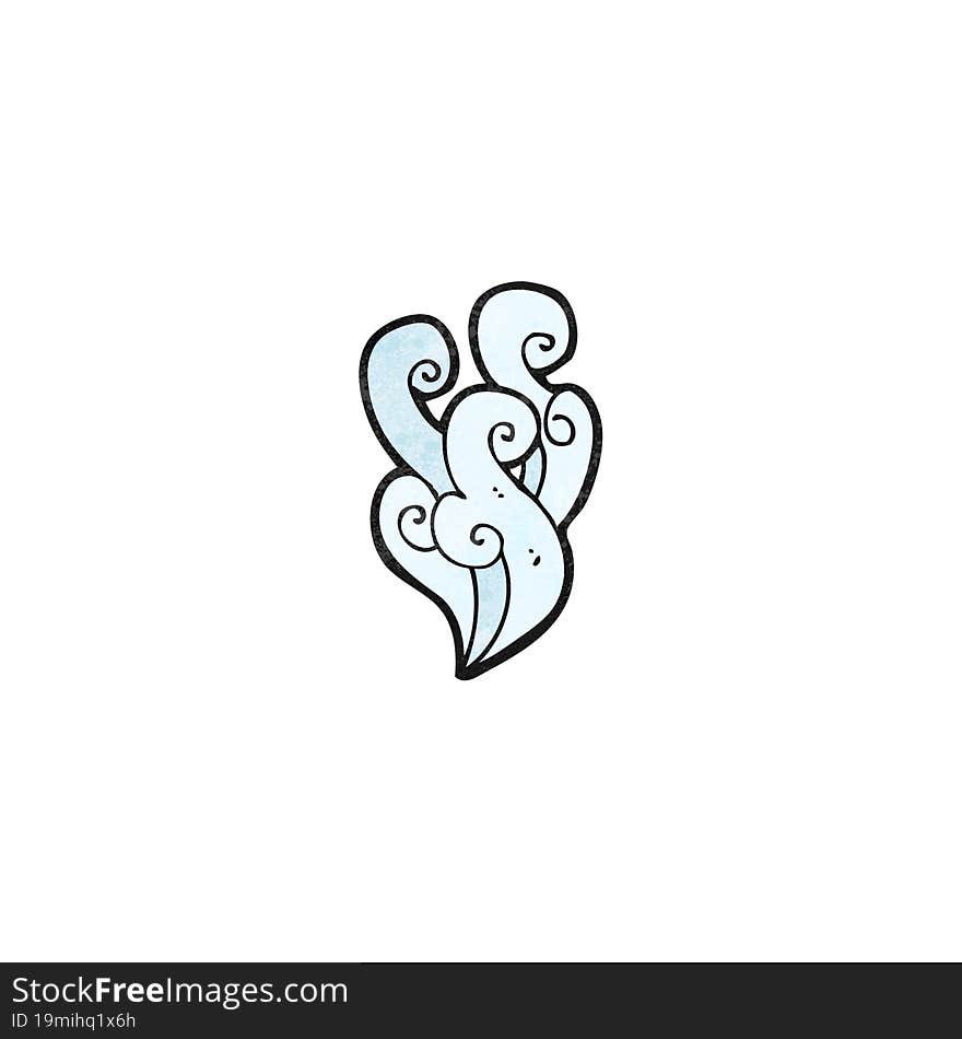 cartoon water splash symbol