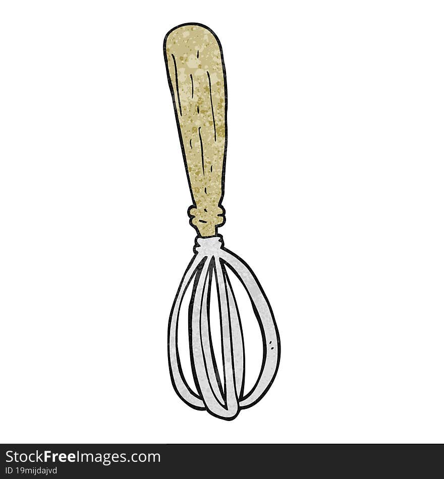 textured cartoon whisk