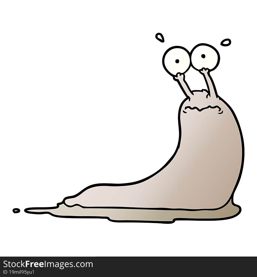 cartoon slug. cartoon slug