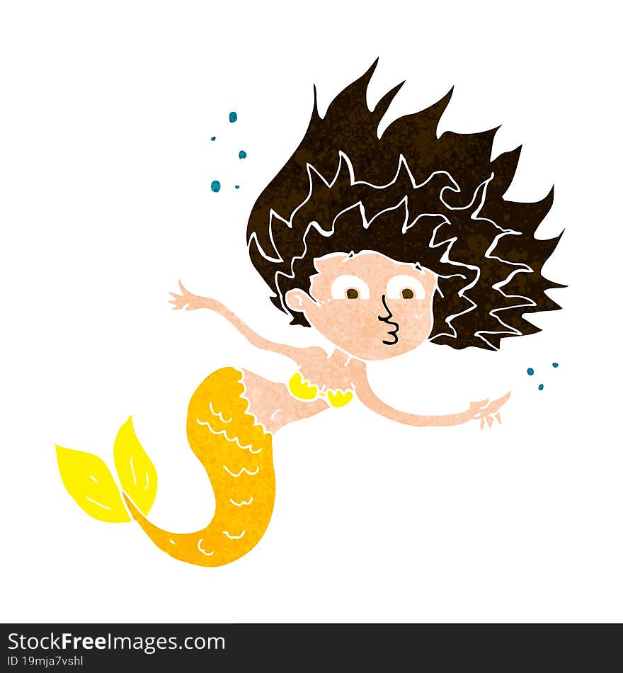 cartoon mermaid