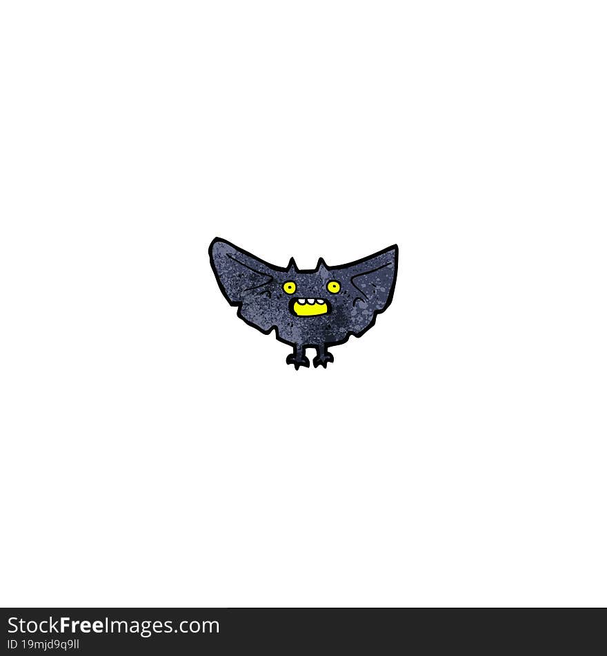 cartoon halloween bat