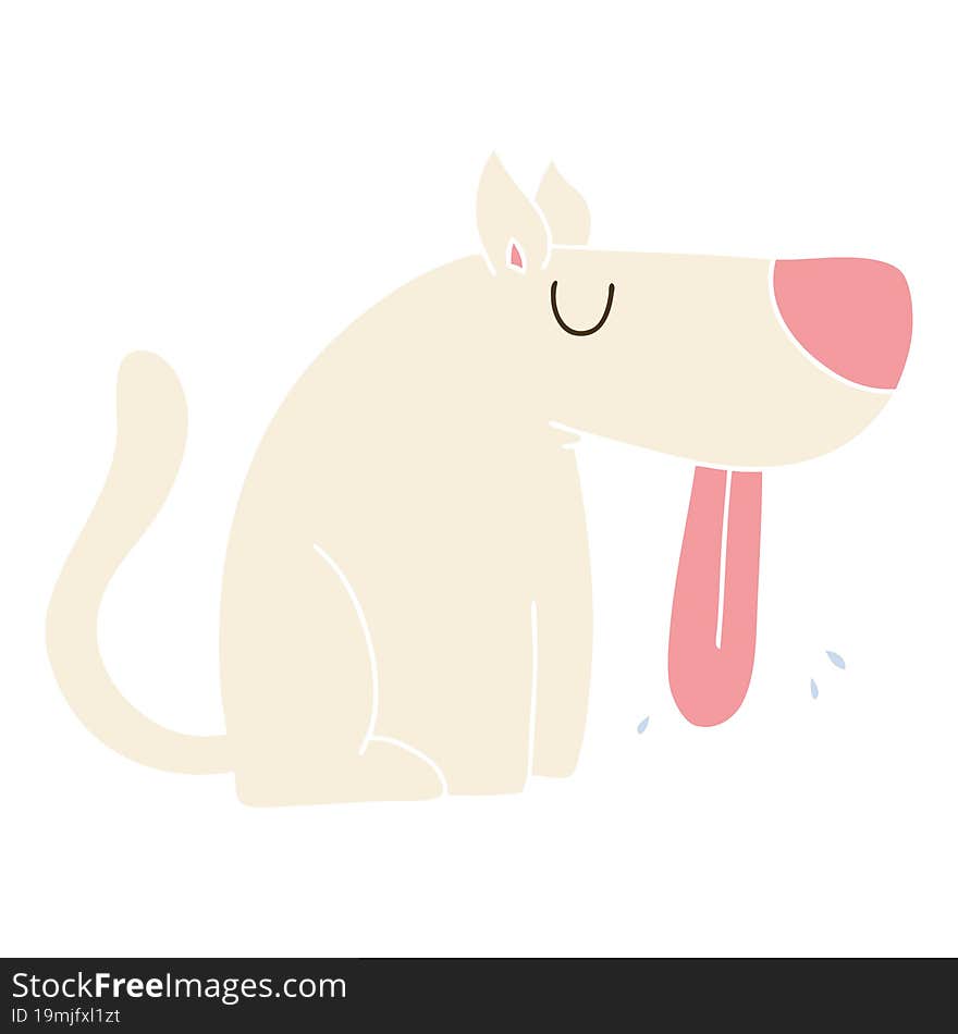 Quirky Hand Drawn Cartoon Dog