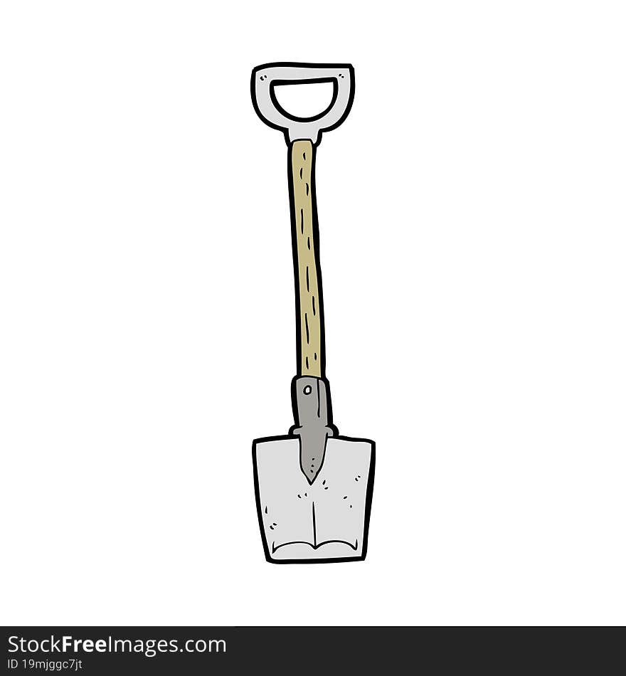 cartoon shovel