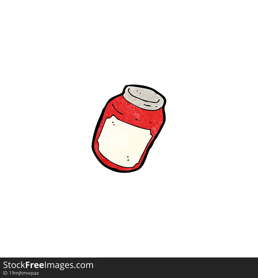 Cartoon Jam Jar