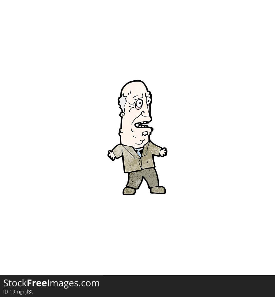 Cartoon Old Man