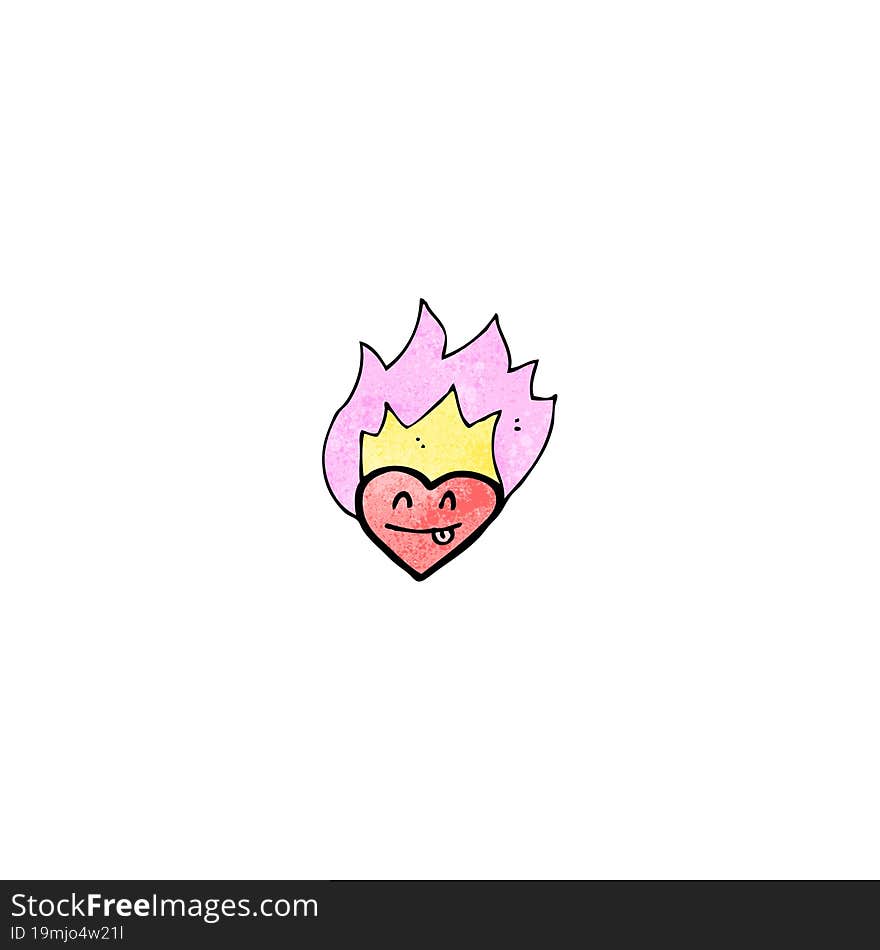 funny cartoon heart