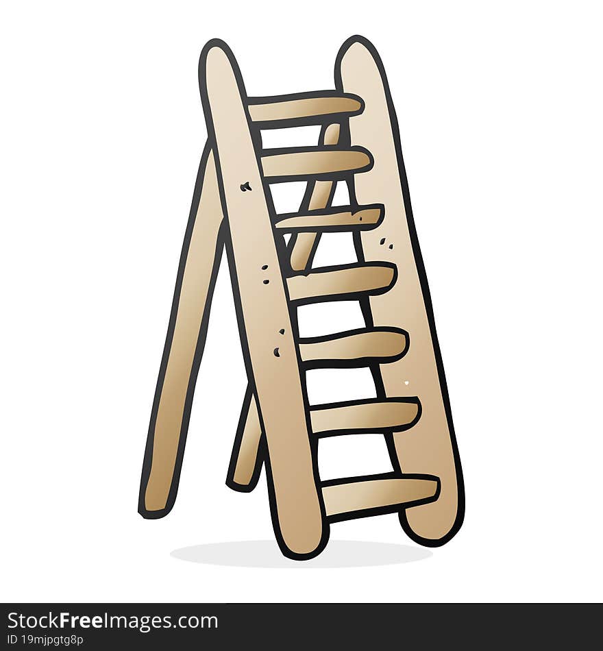 cartoon ladder